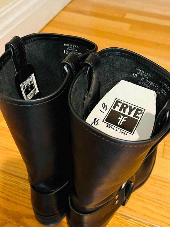 Vintage Frye Men\'s 87350 Size 13 M Black 14\